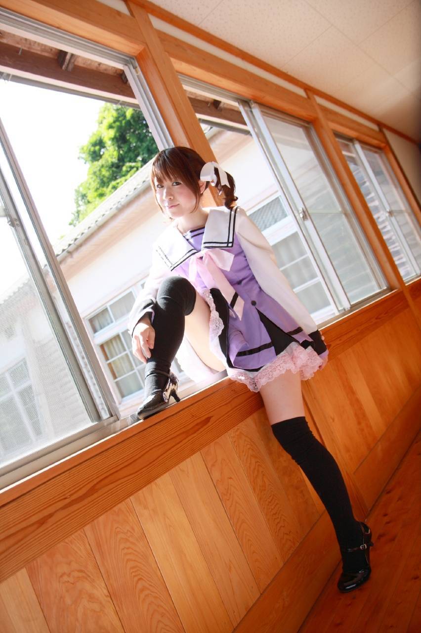 [Cosplay] 2013.04.05 Neko  School Girl - 2 Cosplayers 2